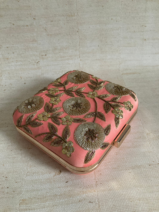 Sale Amanat Square Clutch (ST842) (Pink)