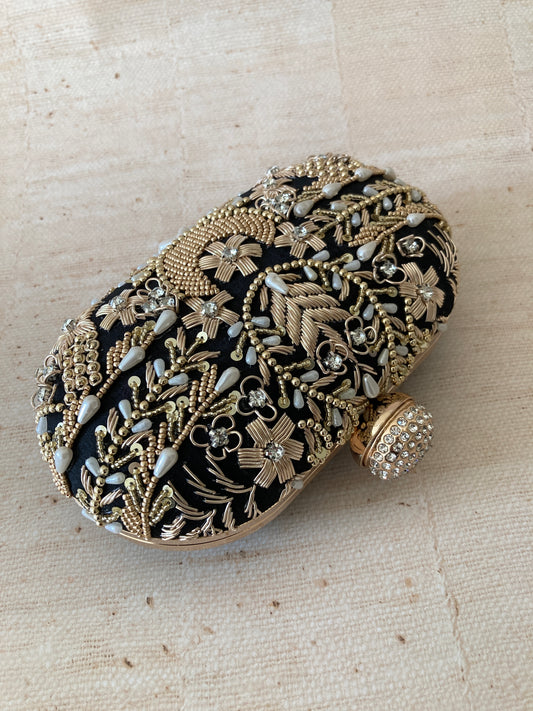 Ambrose (Oval Clutch)(Black) (ST266)