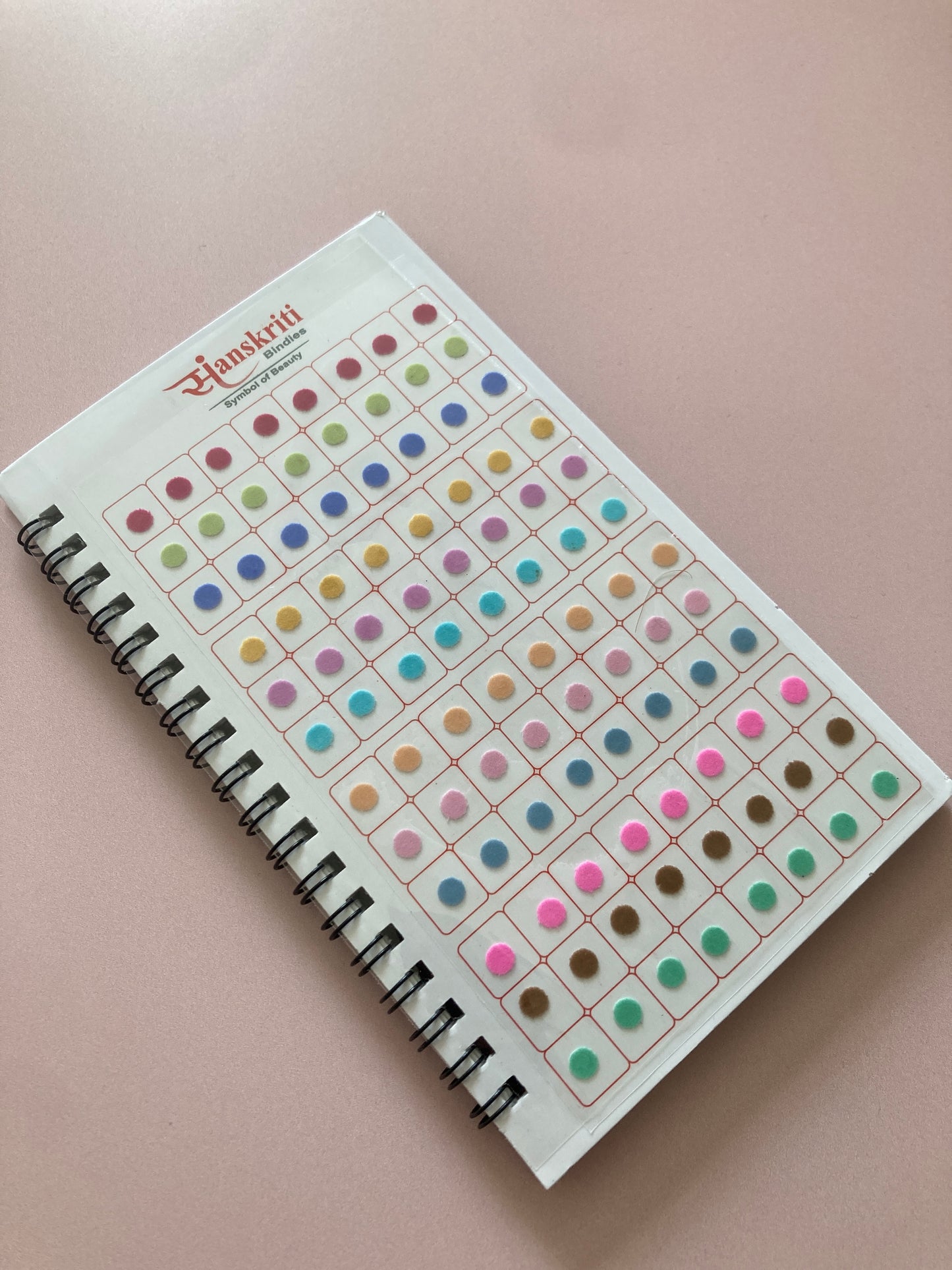 Plain Pastel Round 960 Bindi Booklet (ST911)