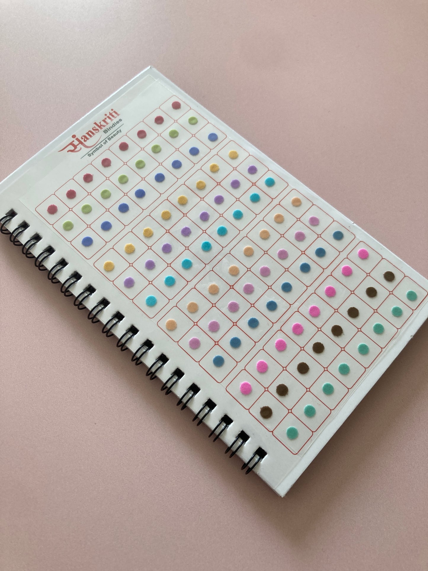 Plain Pastel Round 960 Bindi Booklet (ST911)