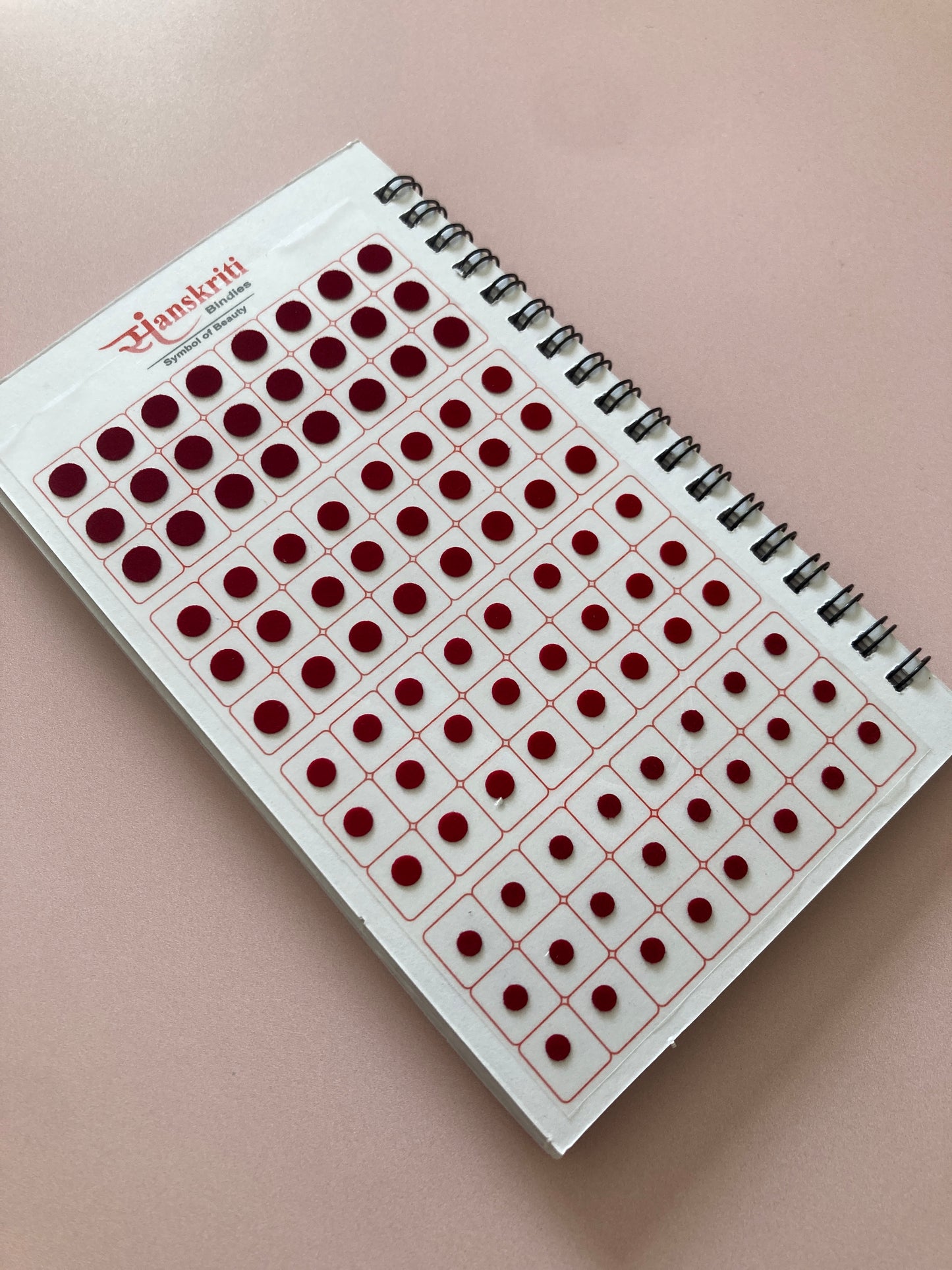 Plain Pastel Round 960 Bindi Booklet (ST911)