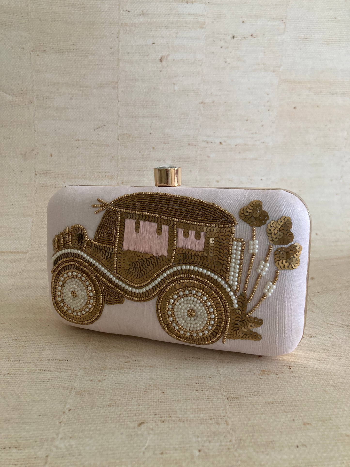 Doli (Rectangular Clutch)(ST734) (Pink)
