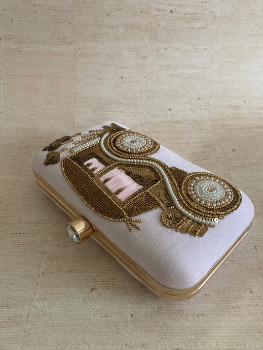 Doli (Rectangular Clutch)(ST734) (Pink)