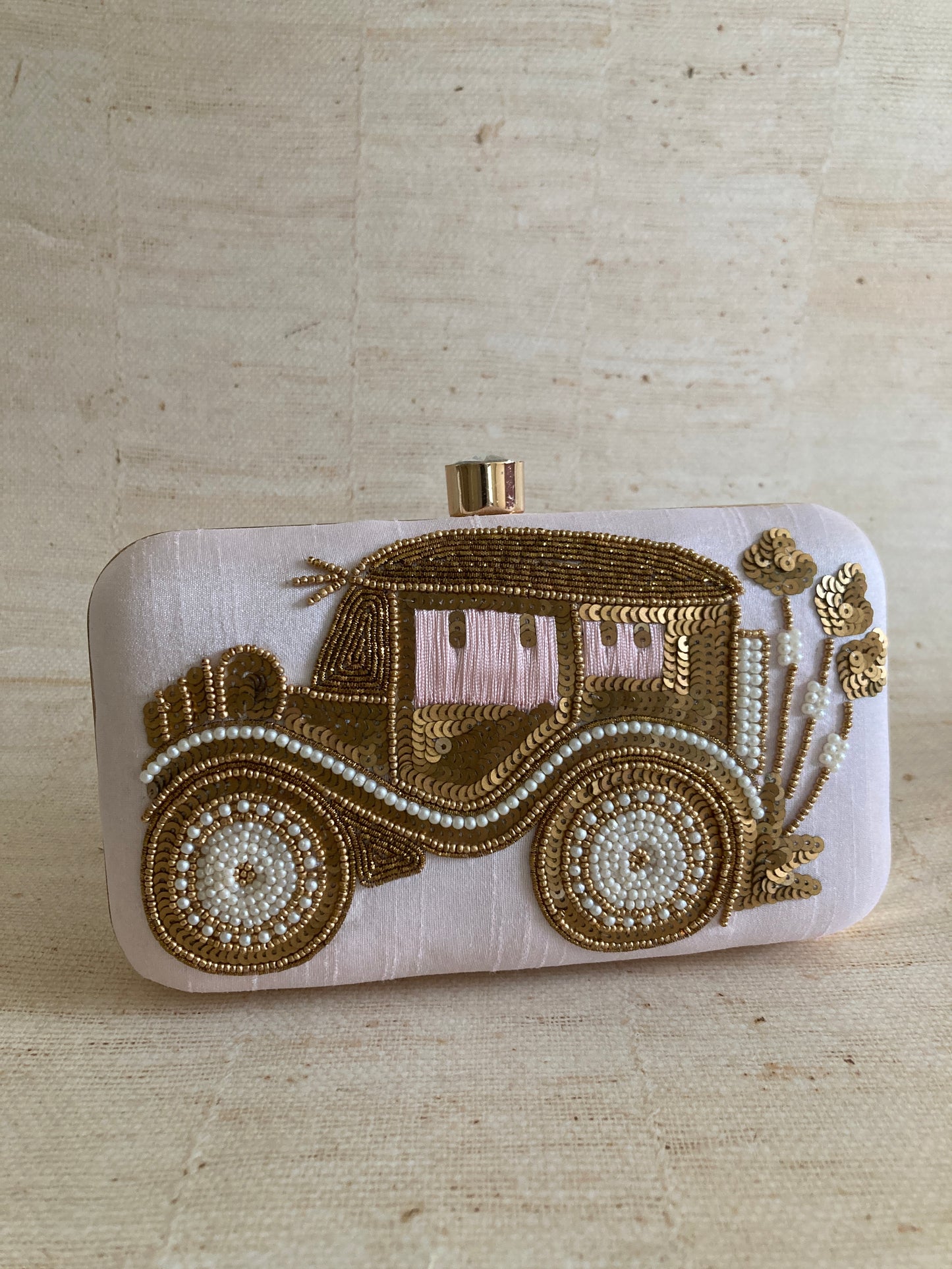 Doli (Rectangular Clutch)(ST734) (Pink)