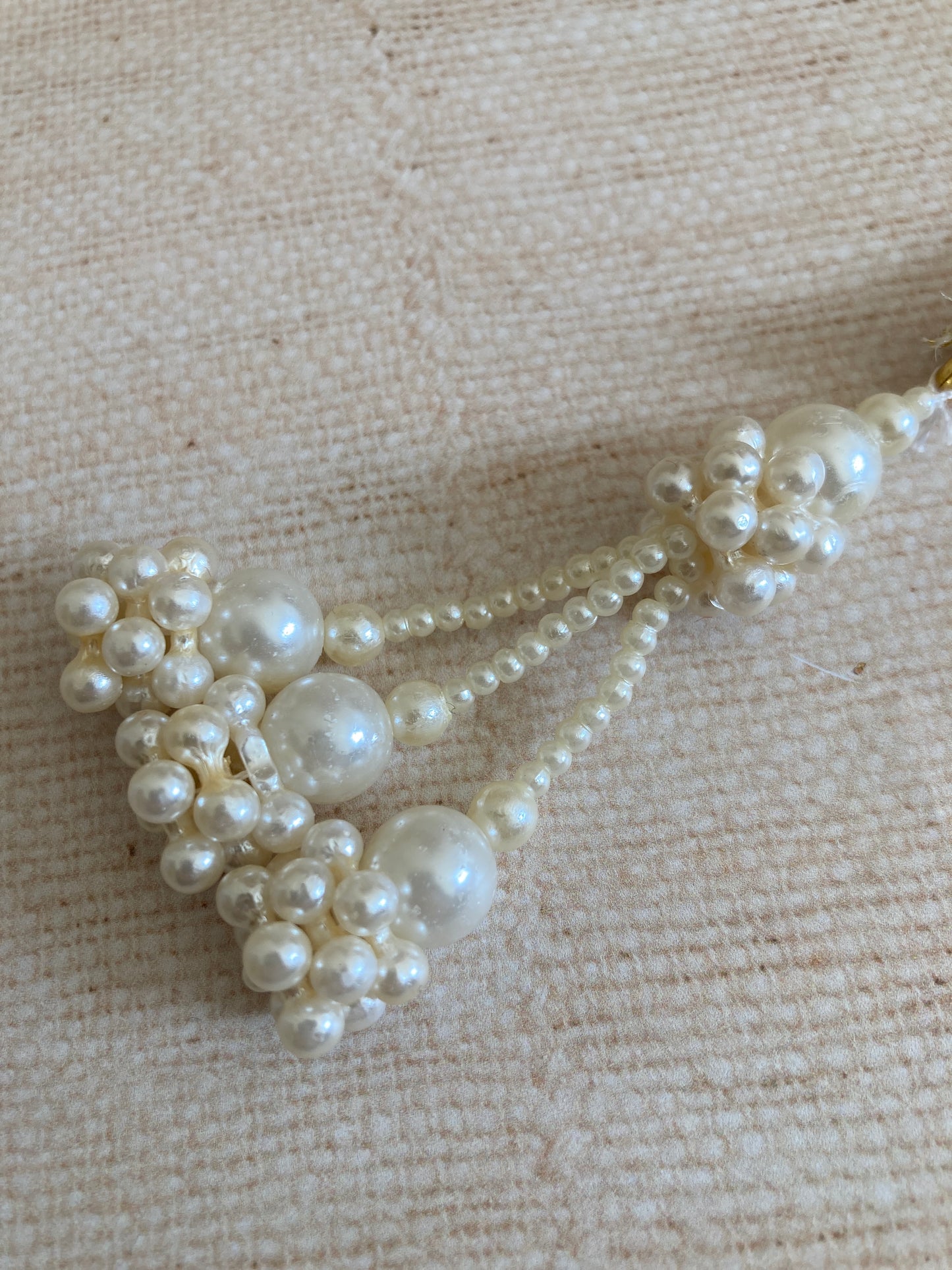 Mehar Gold Velvet Pearl Handcrafted Potli Bag (ST882)
