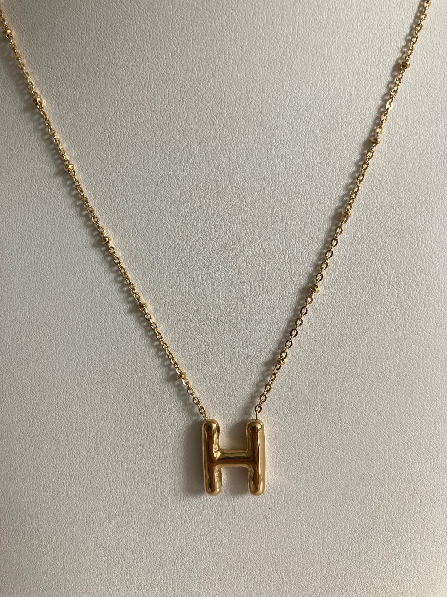 18k Gold Initial Necklace