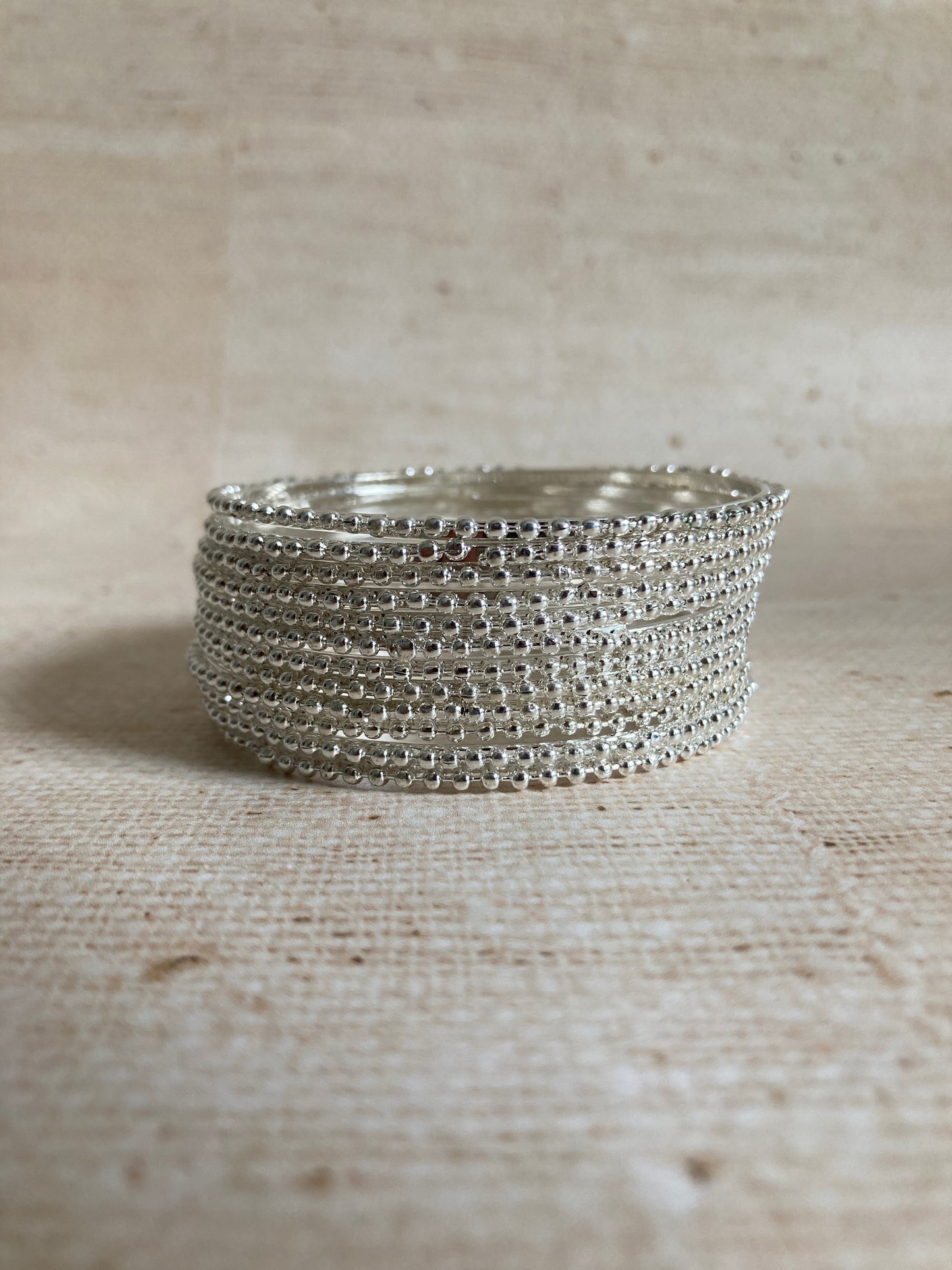 Alina Silver Plated Bangle Set (2.6) (ST906)