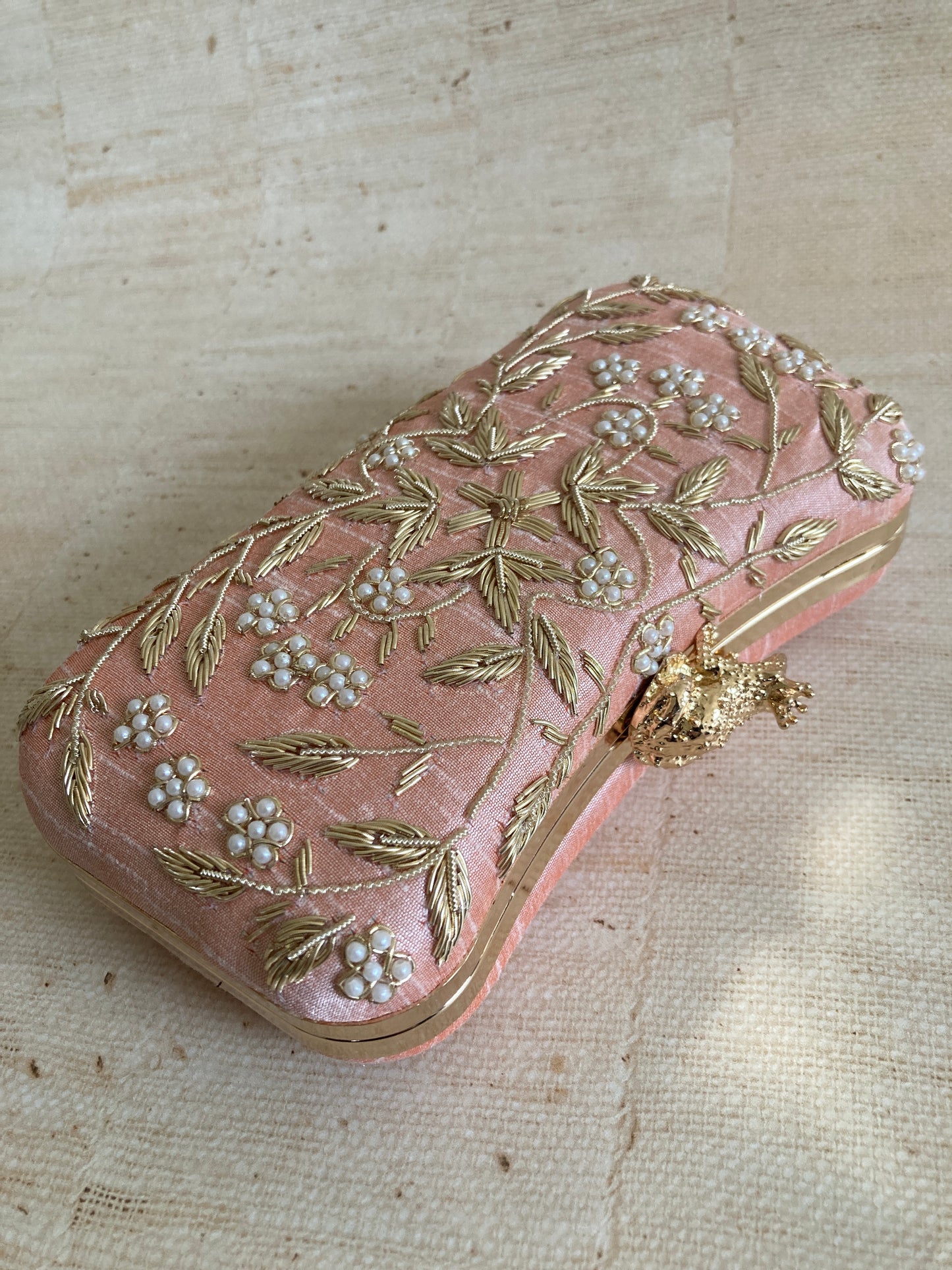 Milani (Rectangular Clutch) (Pink) (ST263)