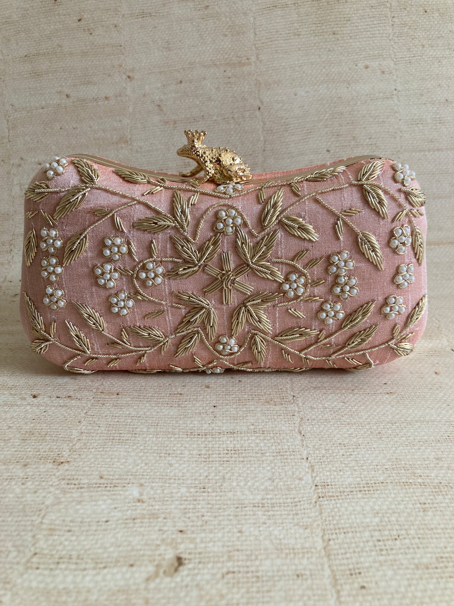 Milani (Rectangular Clutch) (Pink) (ST263)