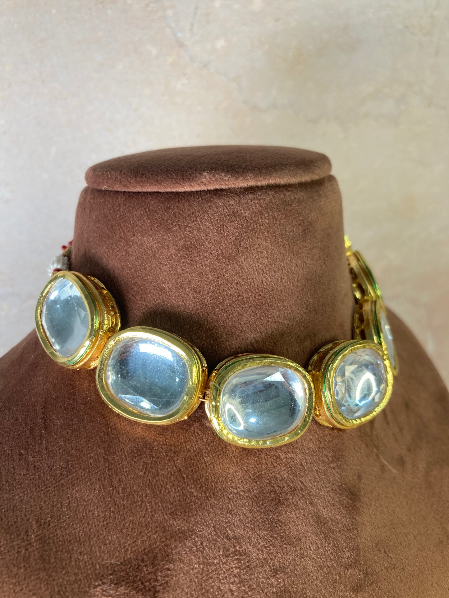 Hania Gold Plated Kundan Set (ST725)