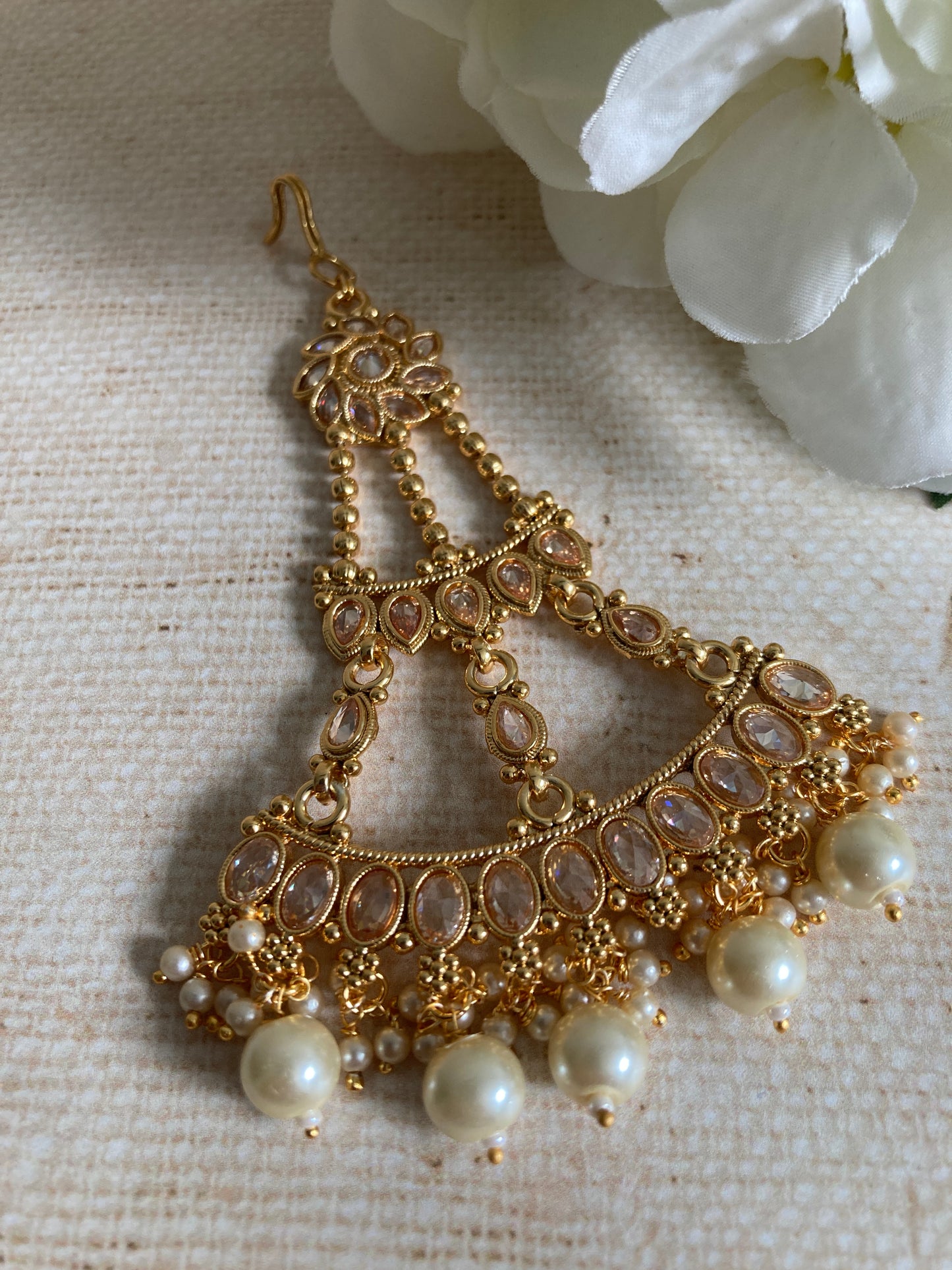 Antique Gold Plated Passa/Jhumar (ST934)