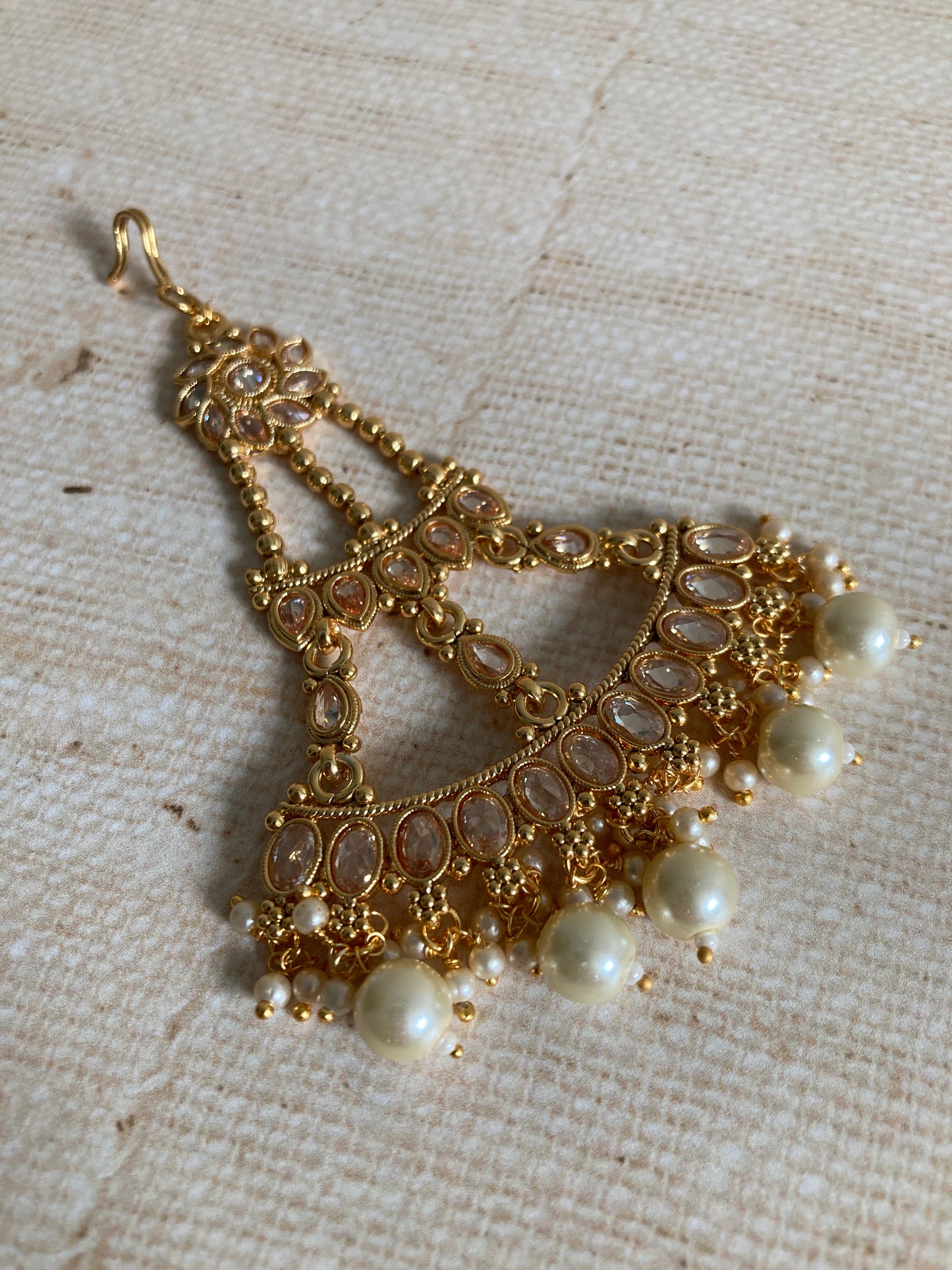 Antique Gold Plated Passa/Jhumar (ST934)