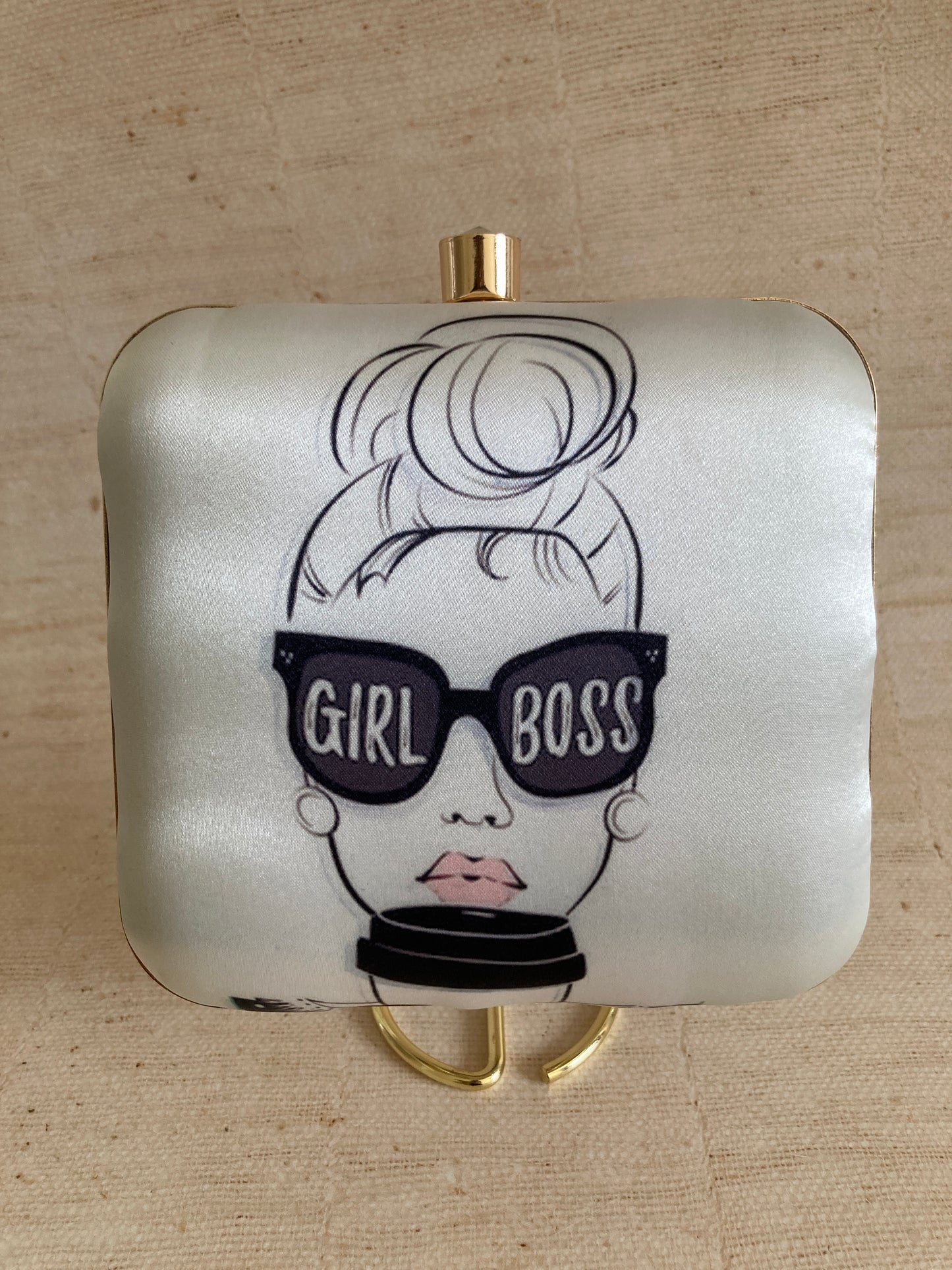 The Audrey-Girl Boss (Square Clutch) (ST295)