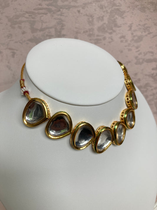 Mira Gold Plated Kundan Set (ST762)