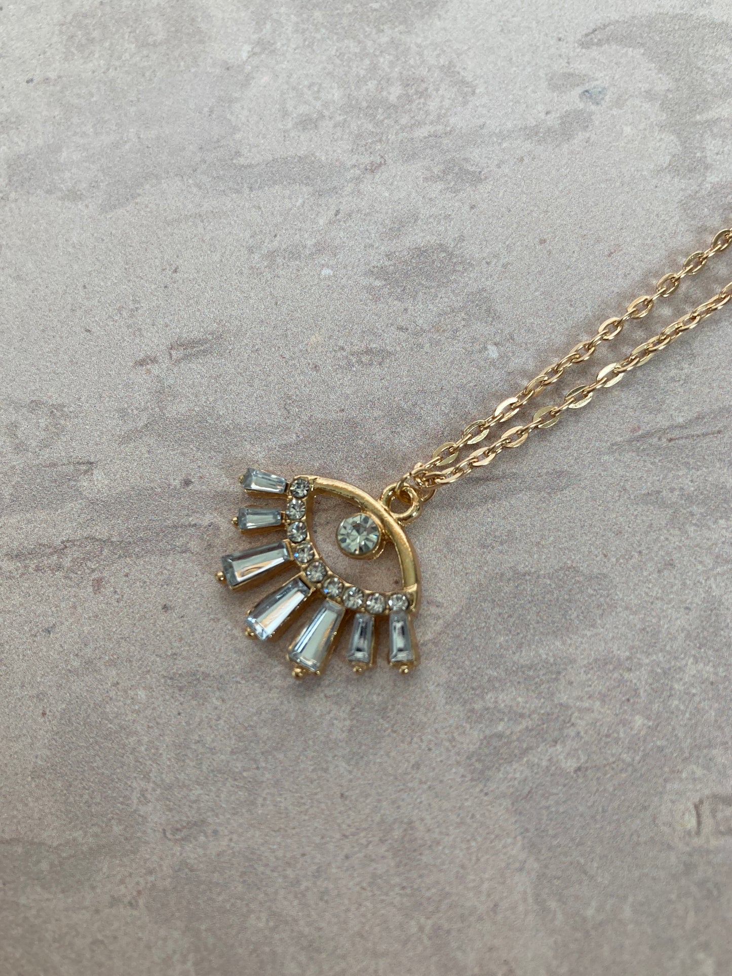 Evil Eye Pendant Necklace (ST193)