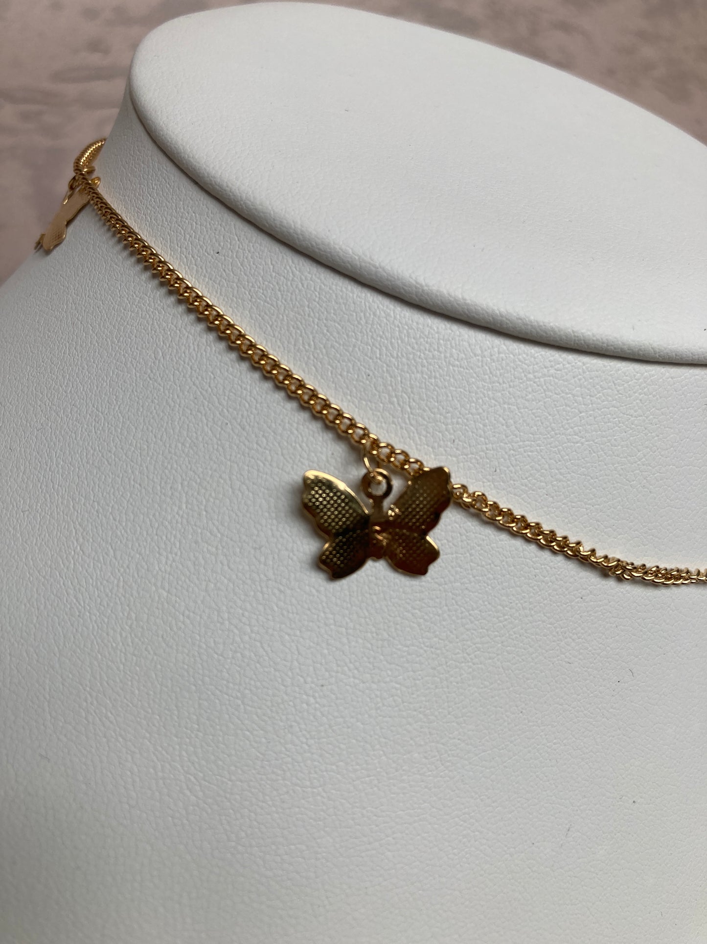 Butterfly Choker Necklace (ST209)