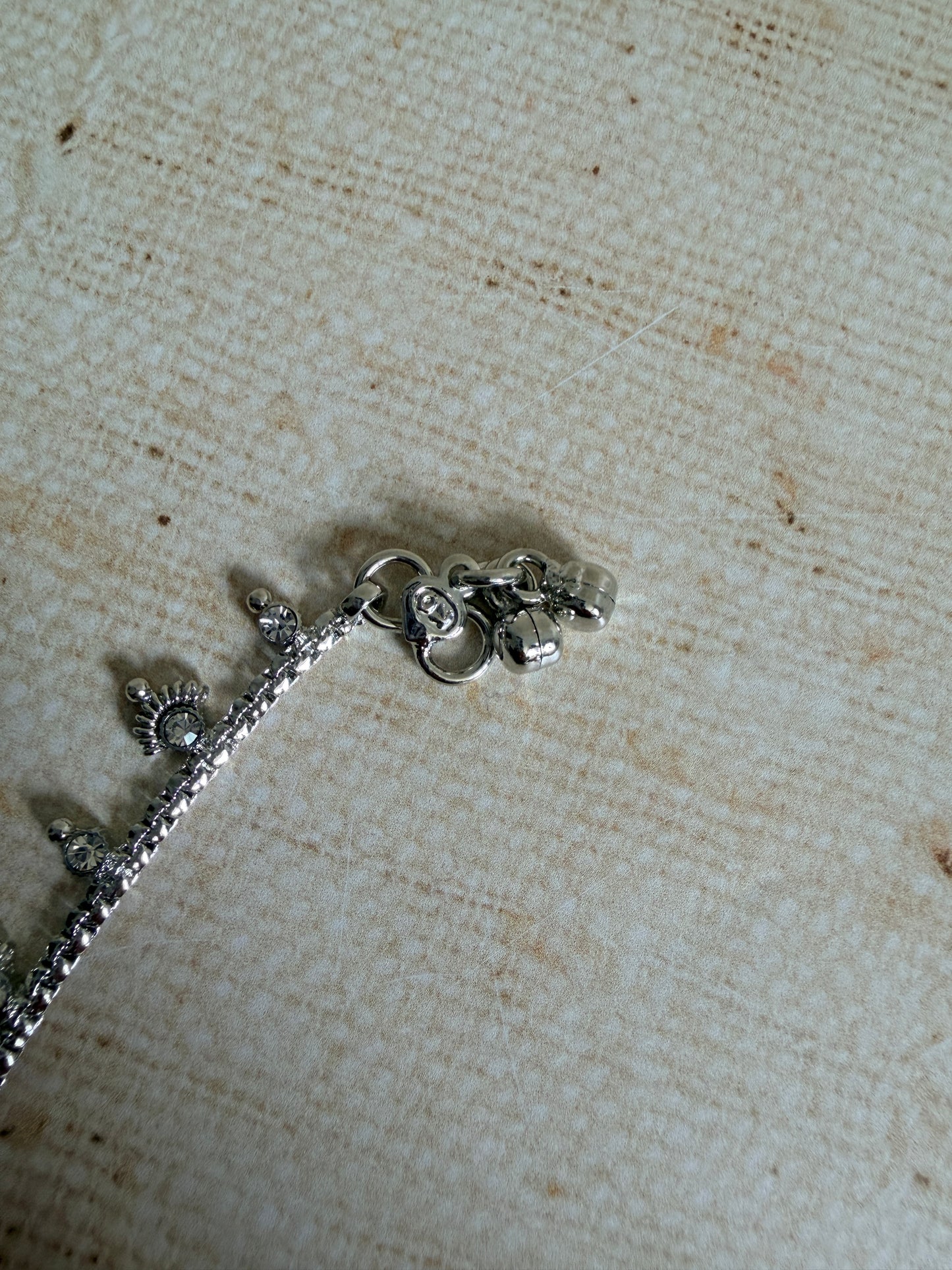 Silver Adjustable Anklets/Payal (ST1189)
