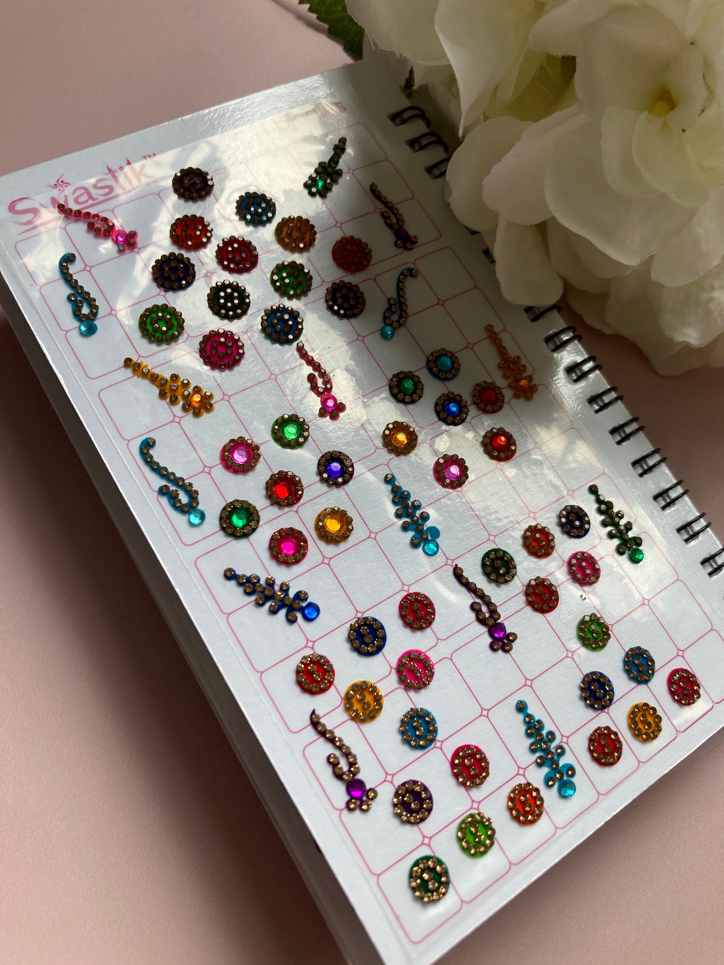 10 Page Multi Design Colourful Bindi Book (ST898)