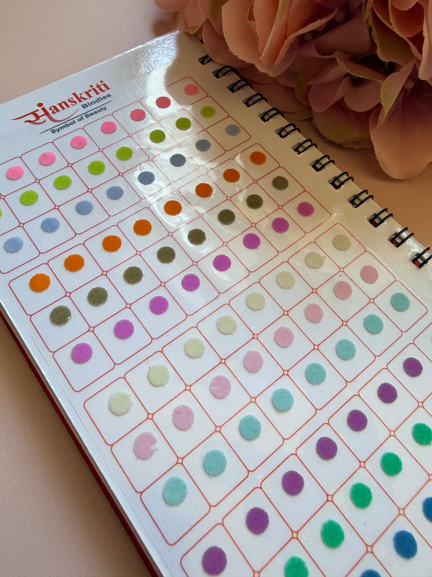 Plain Round Pastel 960 Bindi Booklet (ST1210)