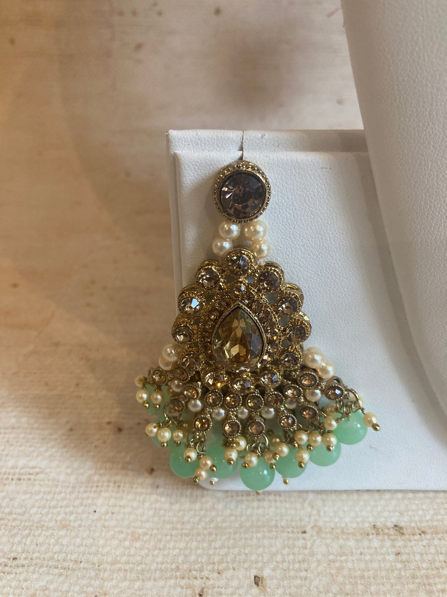 Riyasat Meenakari Kundan Pearl Set (ST128) (Mint)