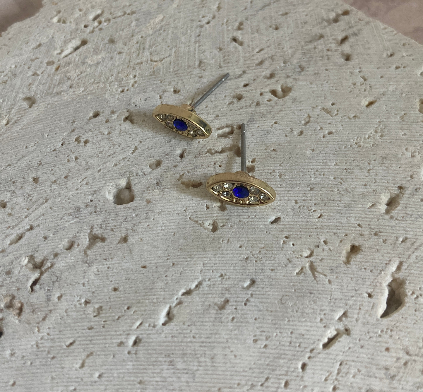 Evil Eye Studs (ST789) (Gold)