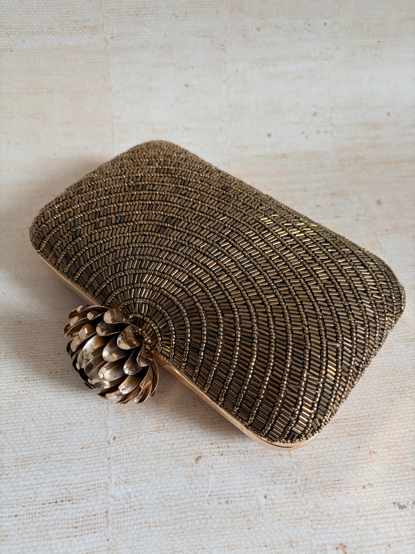 Adele (Rectangular Clutch) (Bronze) (ST291)