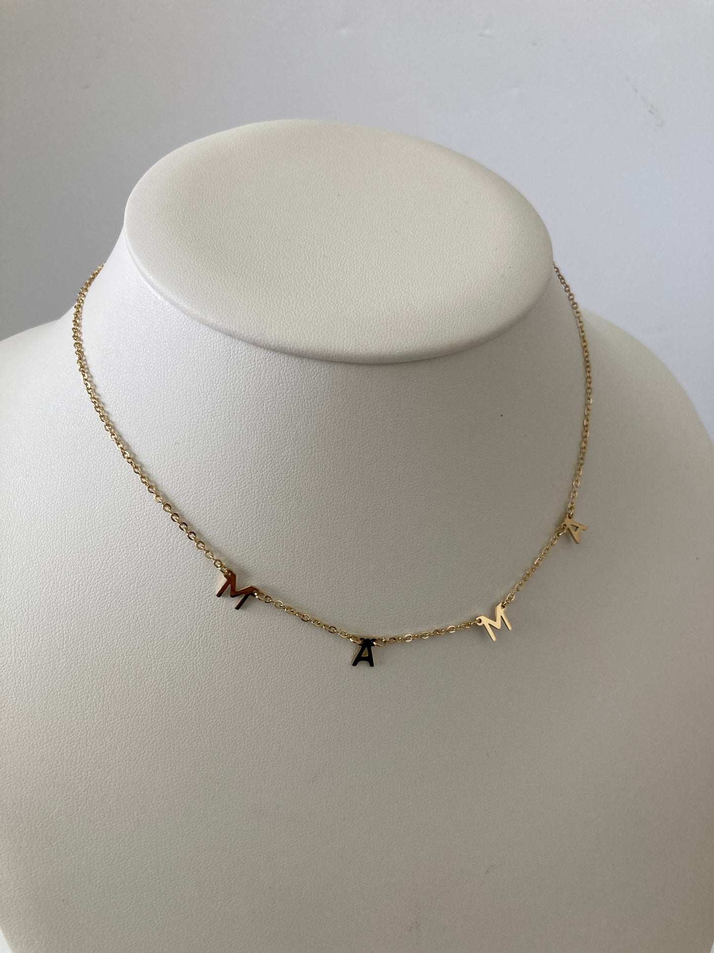 Mama Chain Necklace (ST799) (Gold)