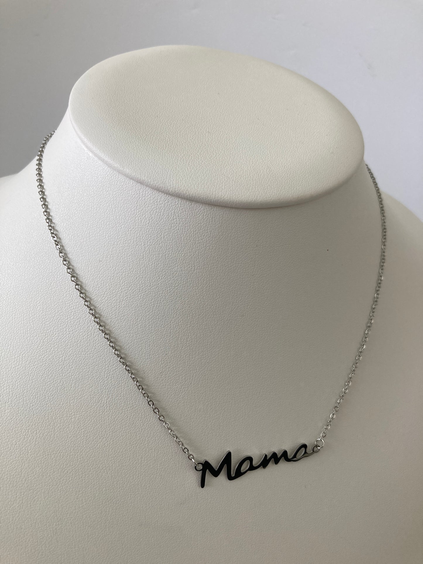 Mama Necklace (ST798) (Silver)