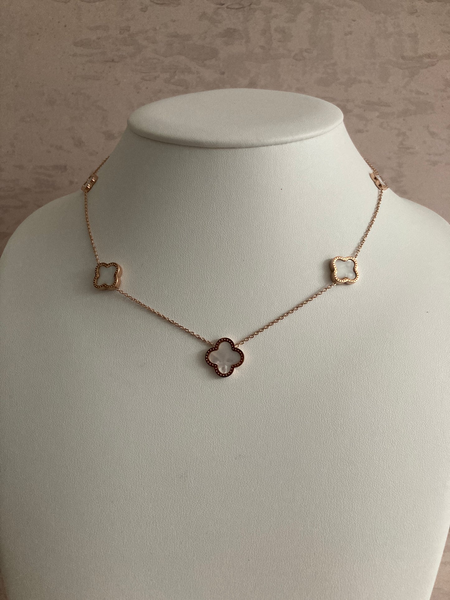 White Clover Necklace