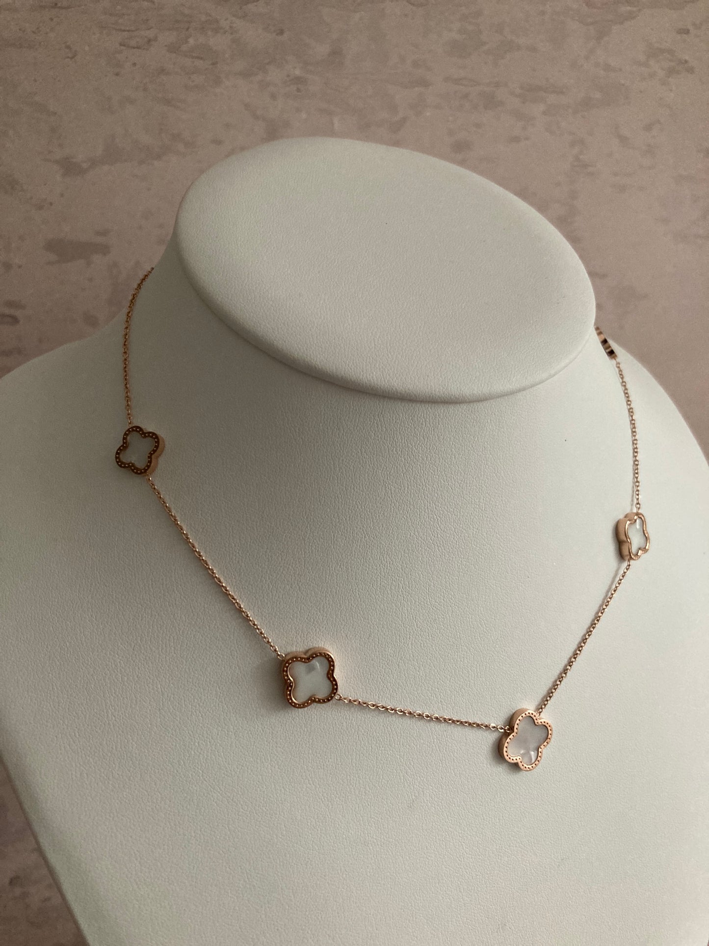 White Clover Necklace