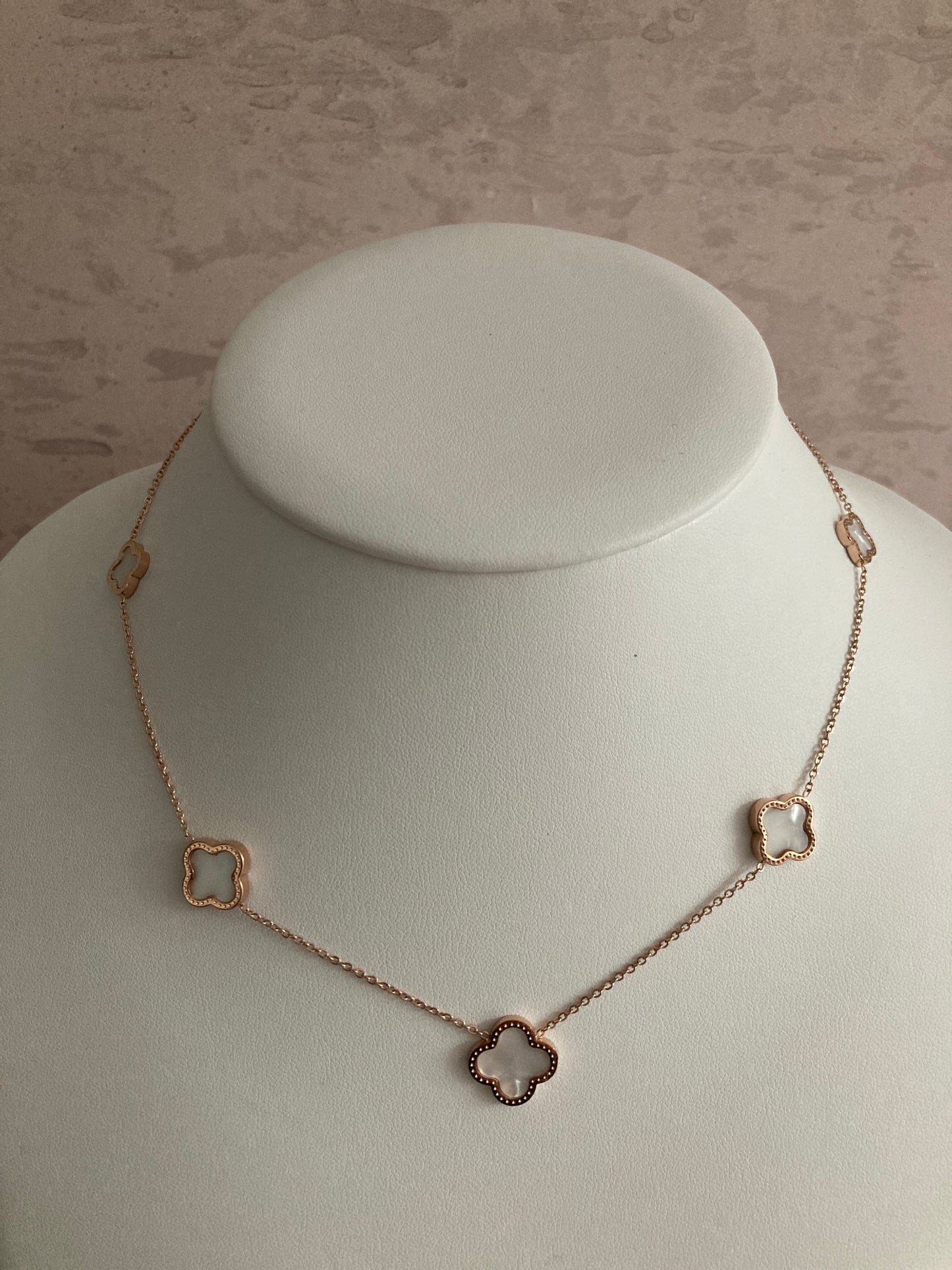 White Clover Necklace