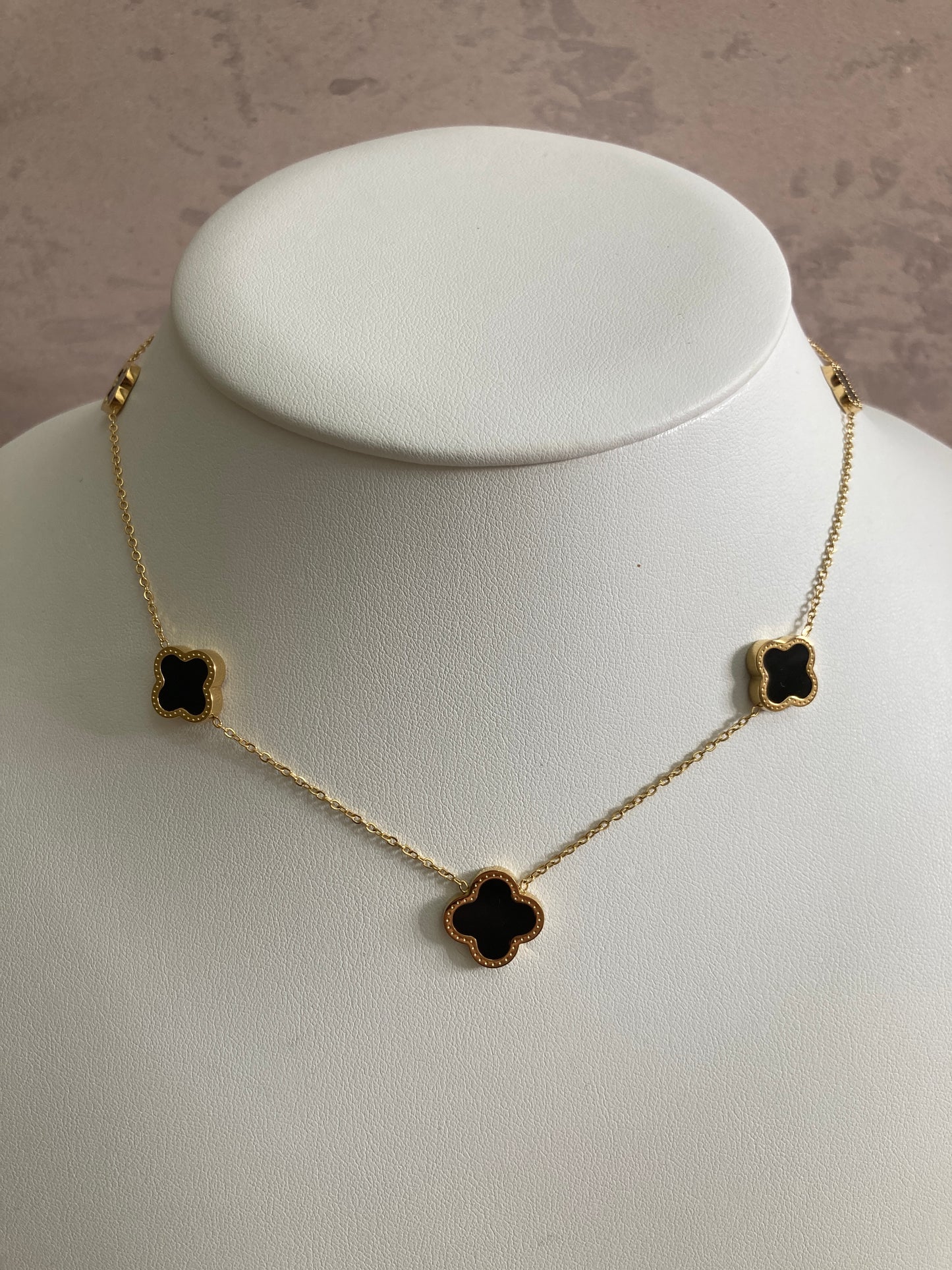 Black Clover Necklace