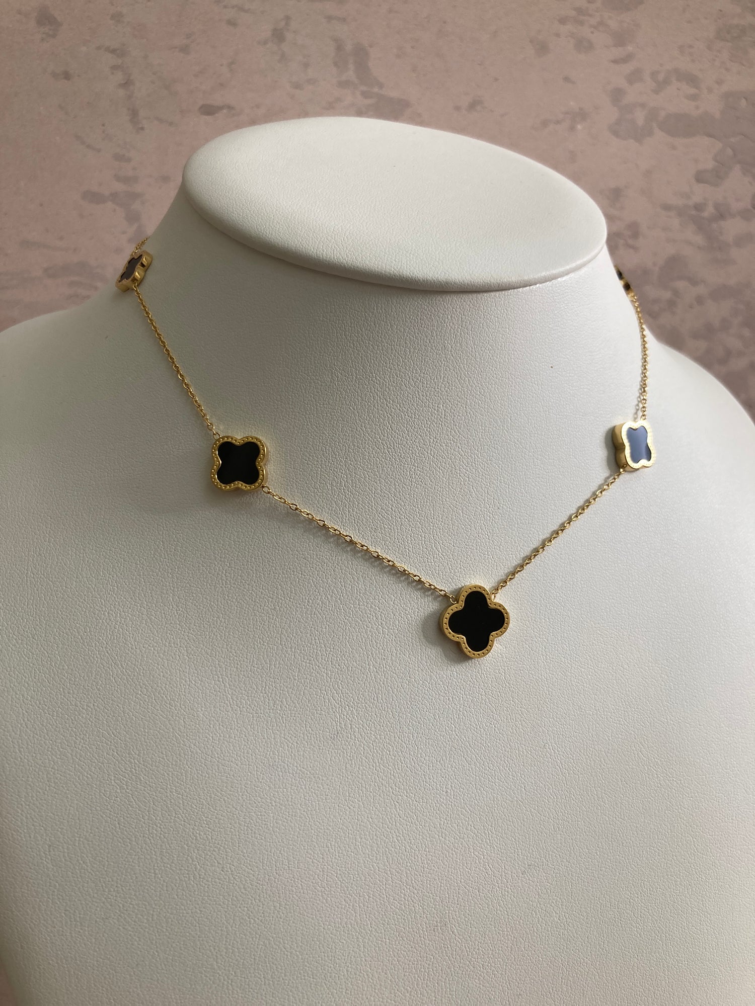 Black Clover Necklace
