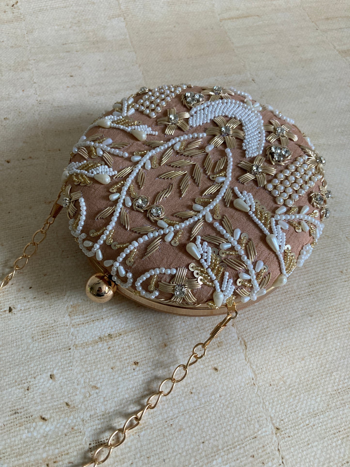 Luxor Circular Clutch (ST999) (Brown)