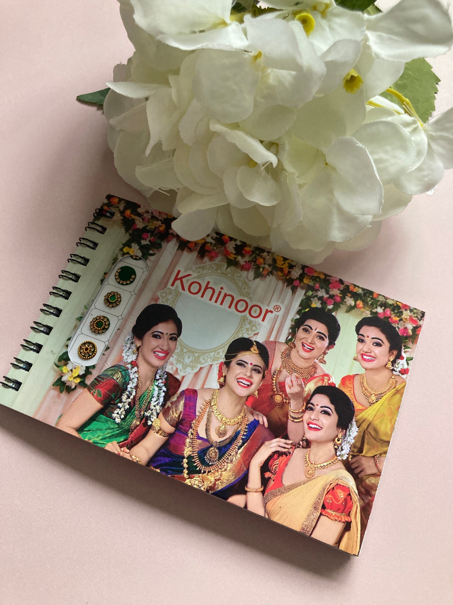 Antique Stone Colourful Velvet 5 Page 300 Bindi Booklet (ST1023)