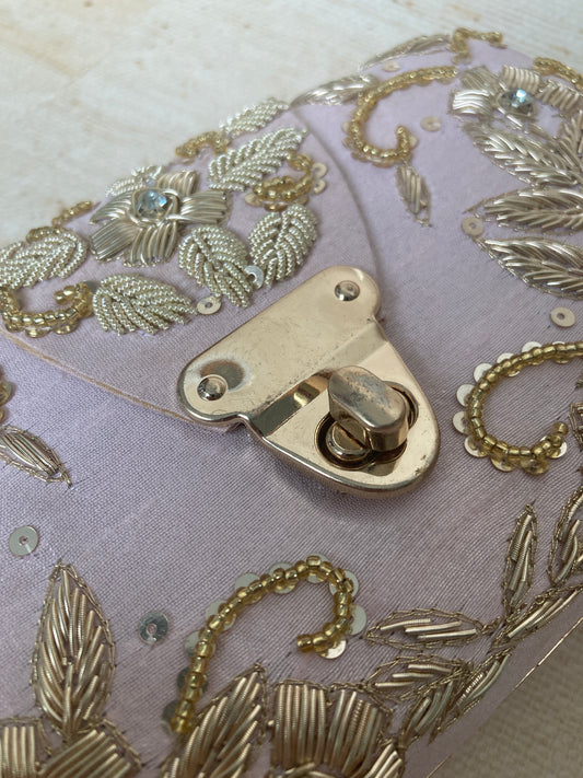 SALE Melrose (Rectangular Clutch) (Light Purple) (ST301)