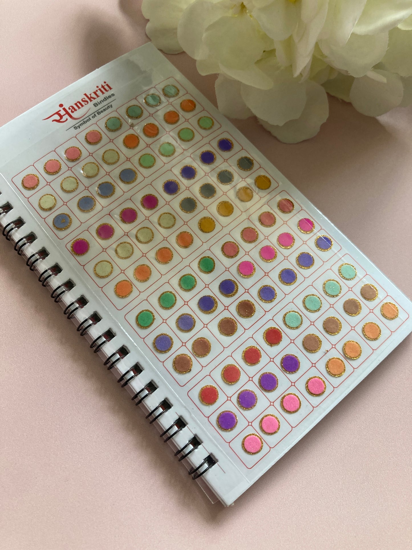 Gold Border Zari Velvet 576 Bindi Booklet (ST1053)