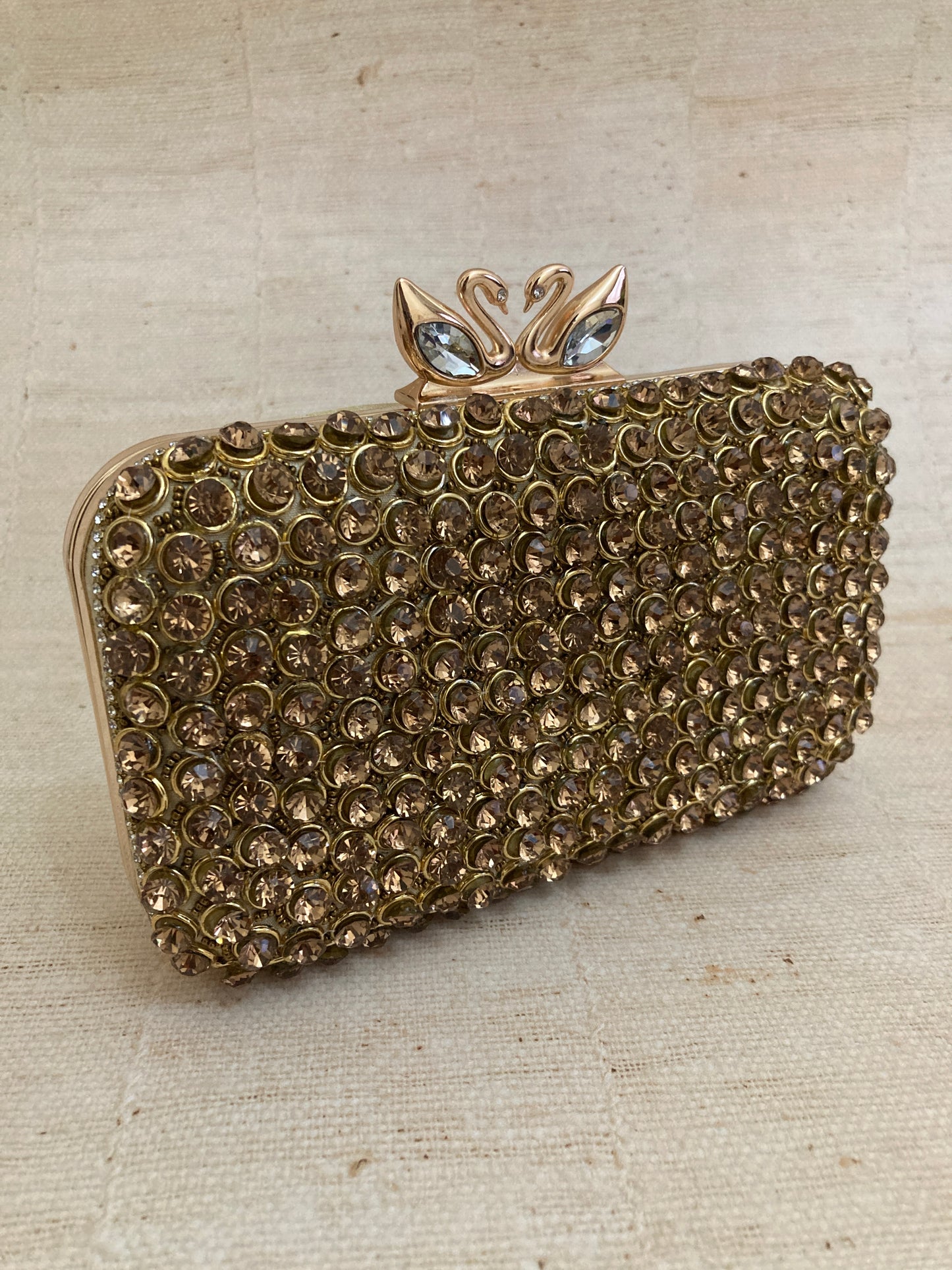 Stella (Rectangular Clutch) (Gold) (ST289)