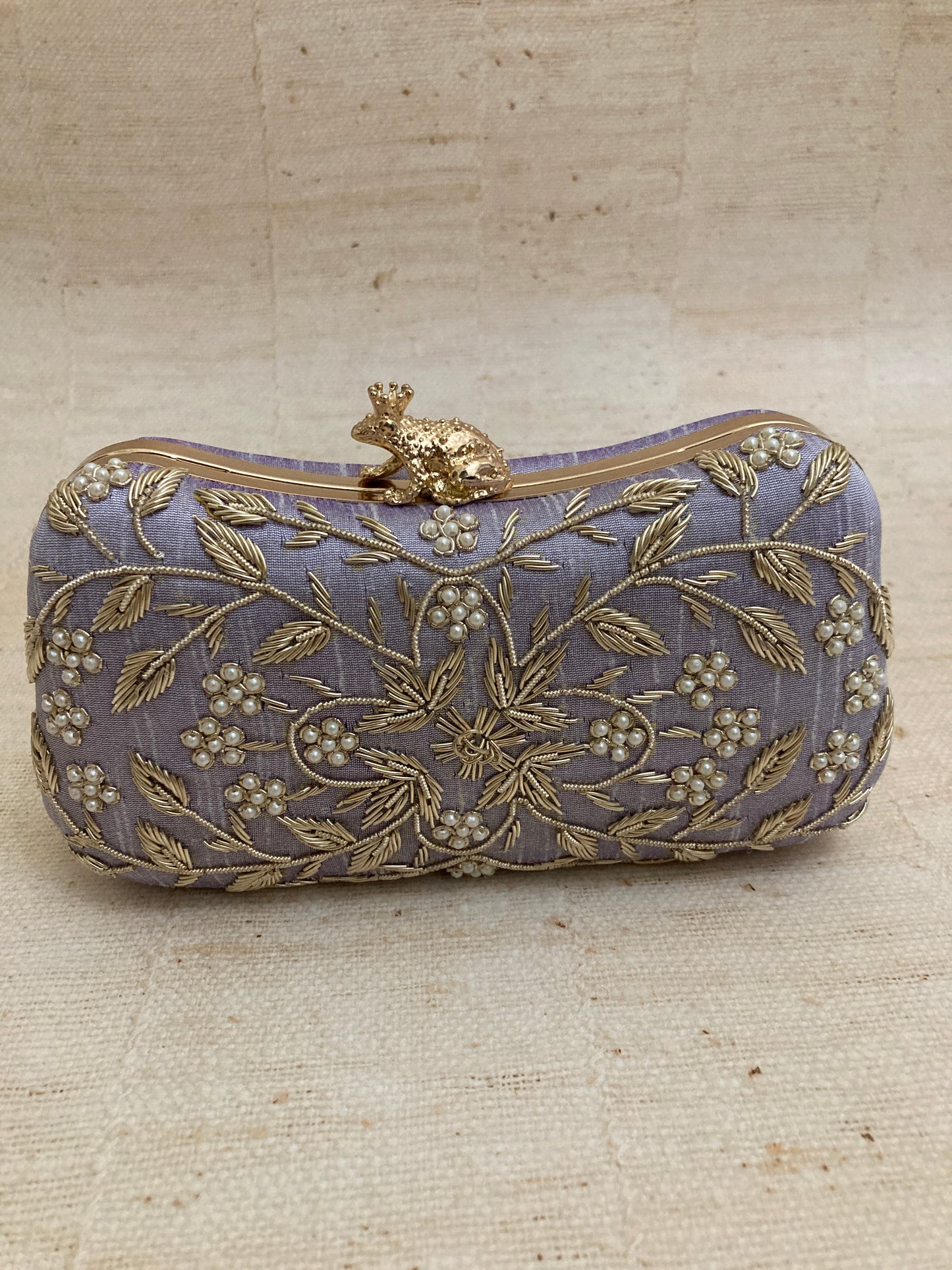 Milani (Rectangular Clutch) (Purple) (ST263)