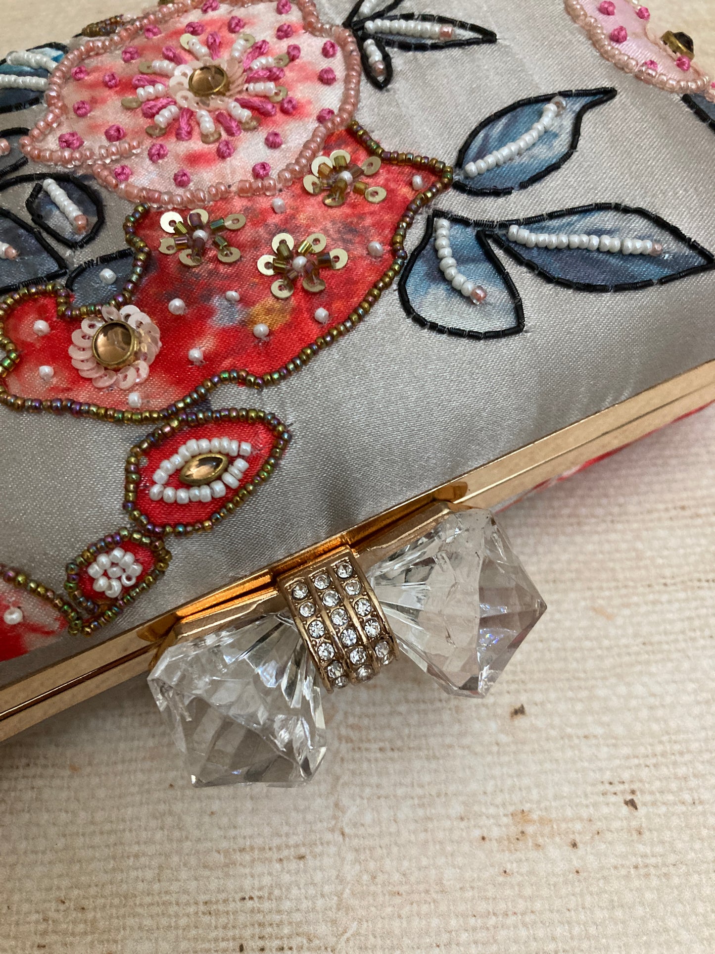 Delilah (Floral Clutch) (Rectangular Clutch) (ST275)