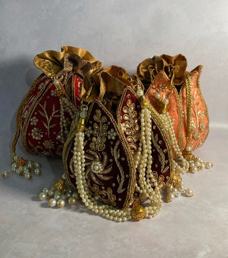 Anju (Potli Bag) (Red) (ST269)
