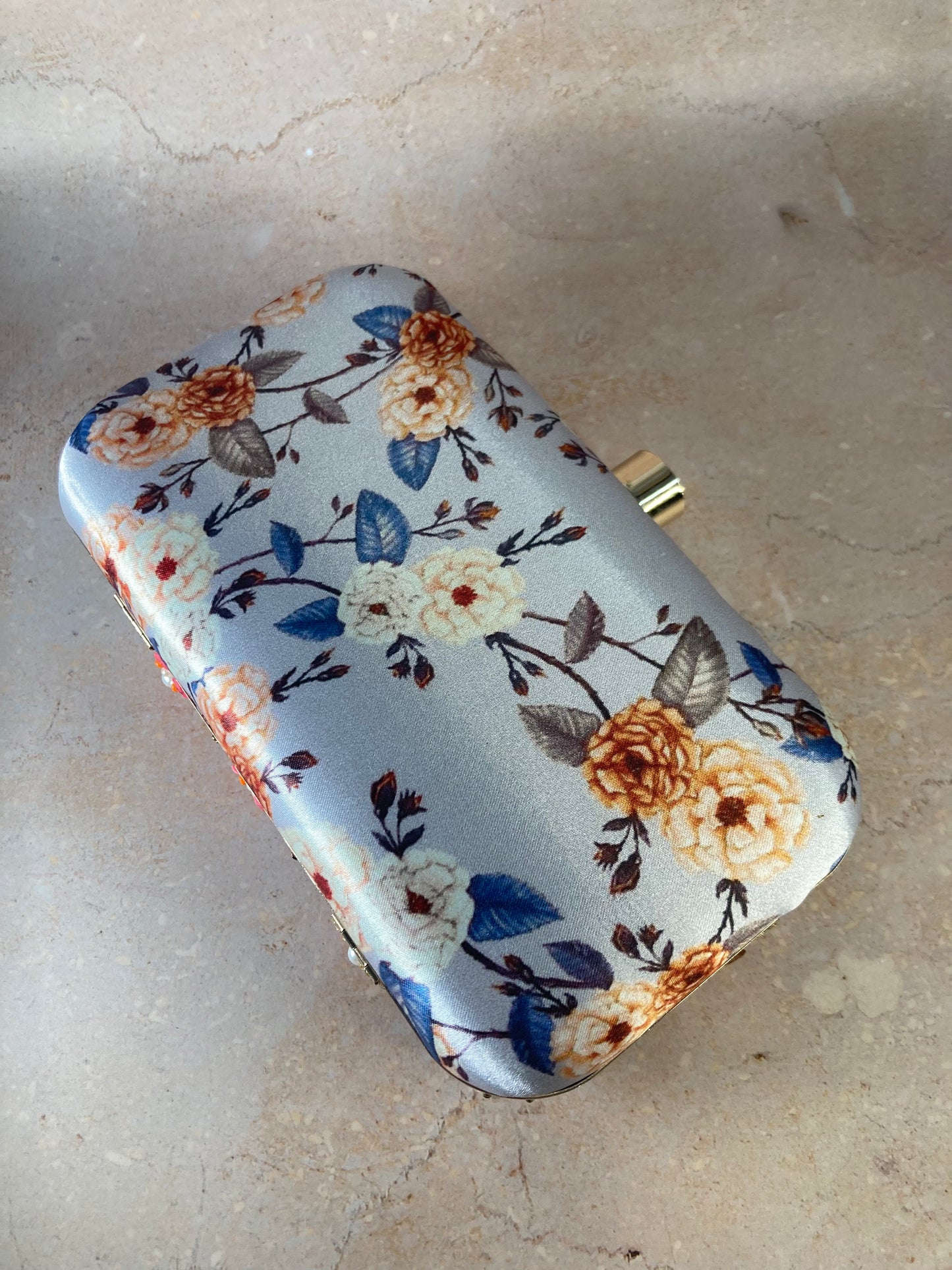 Elsa (Light Blue)(Rectangular Clutch)(ST279)