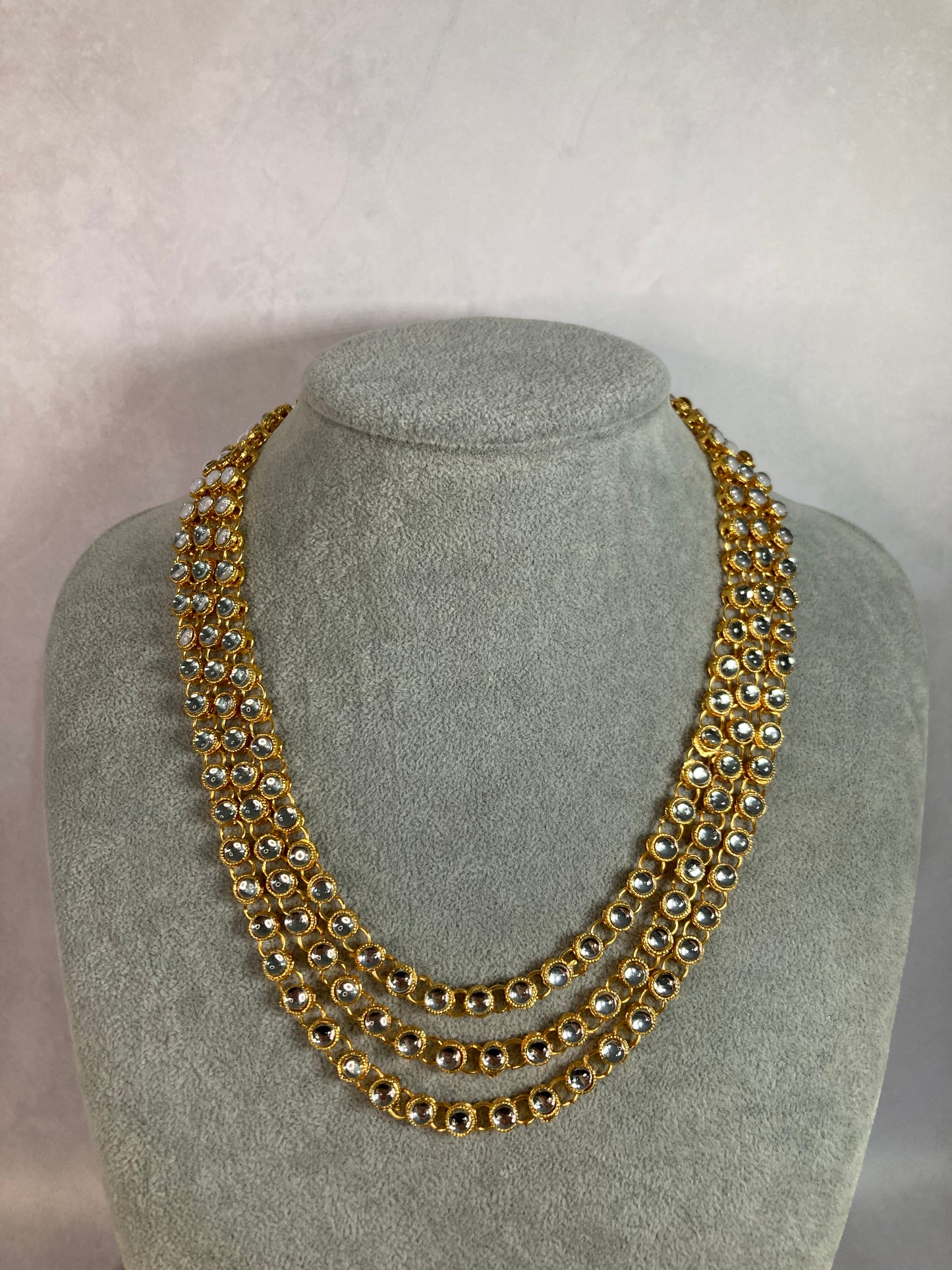 Astha Gold Plated and Kundan Set (ST164) Emerald And Ruby