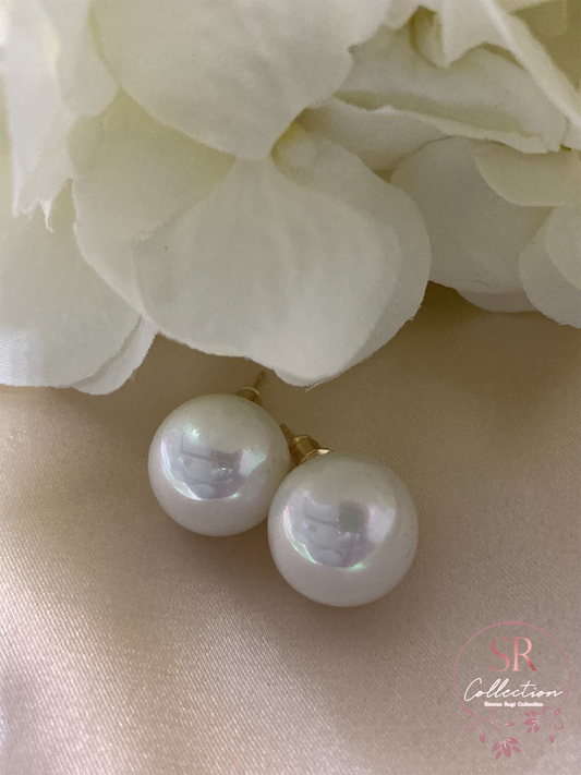 Ali Pearl Stud Earrings (ST051)