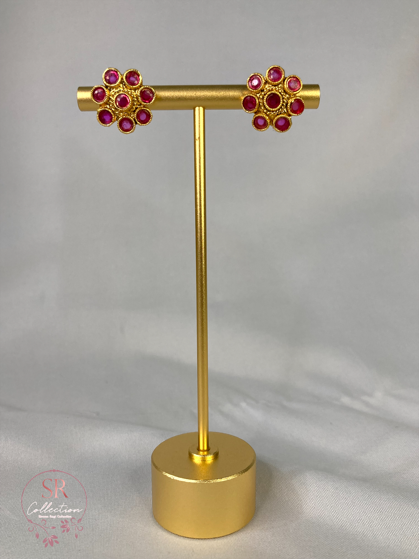 Sita Kundan Choker Set (ST104) (Pink)