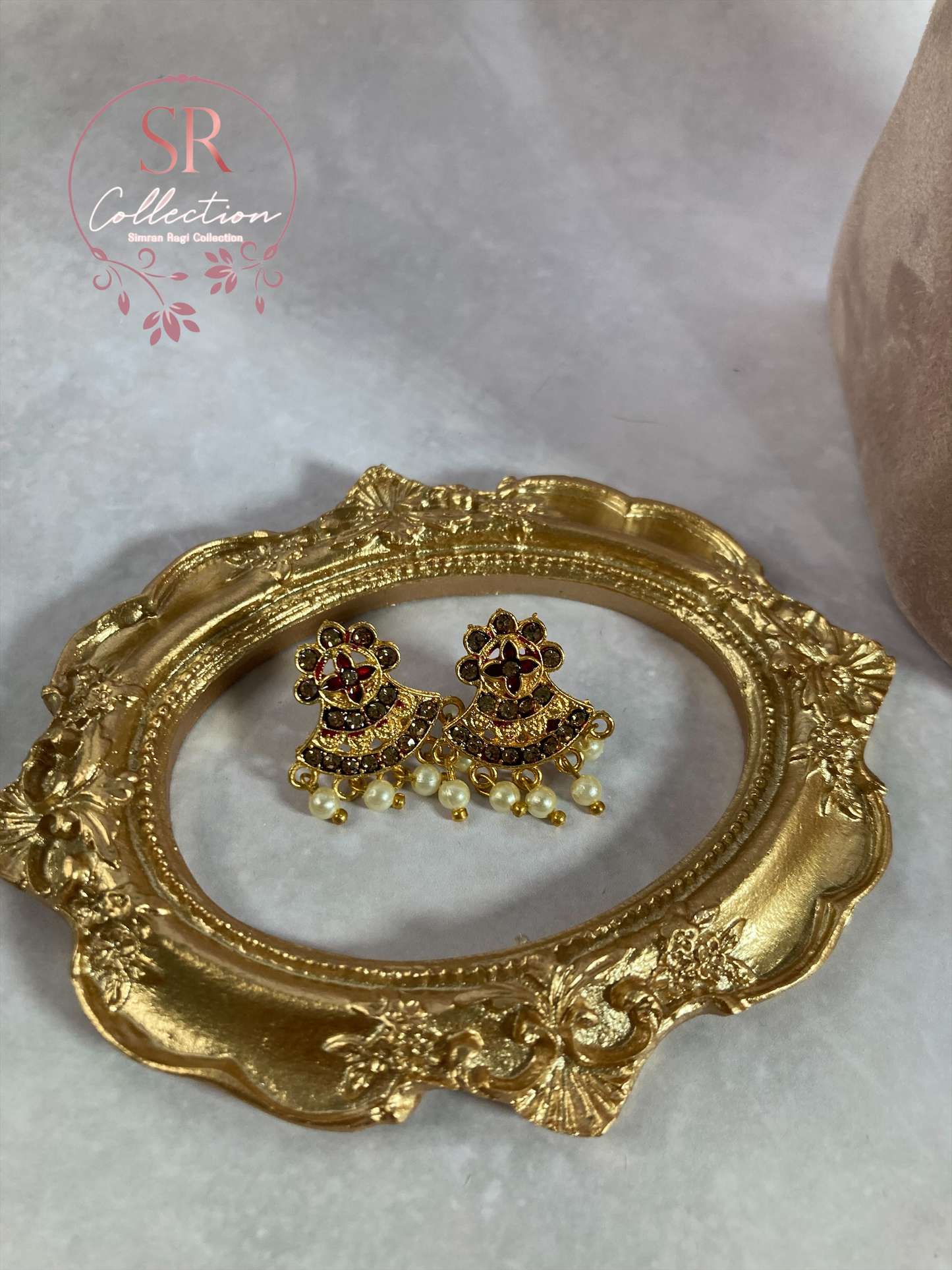 Naseeb Meenakari Gold Plated Choker Set (ST157)