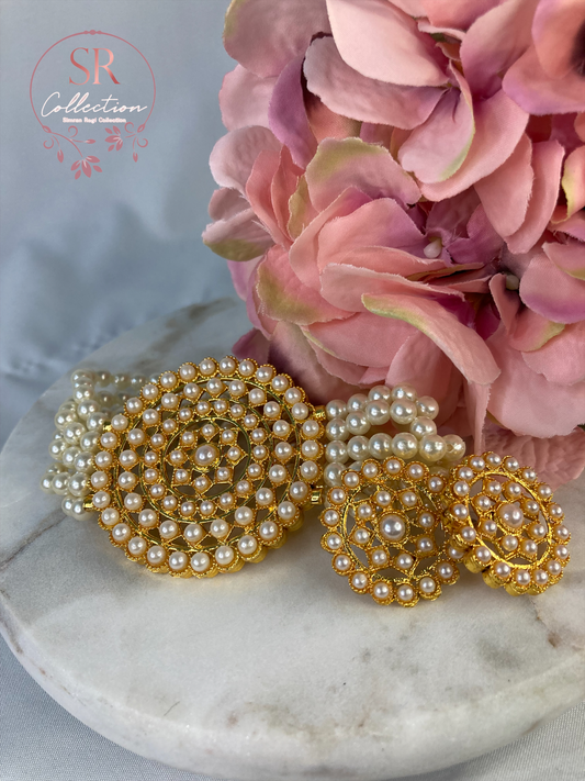 Punam Mala Choker Set (ST179) White