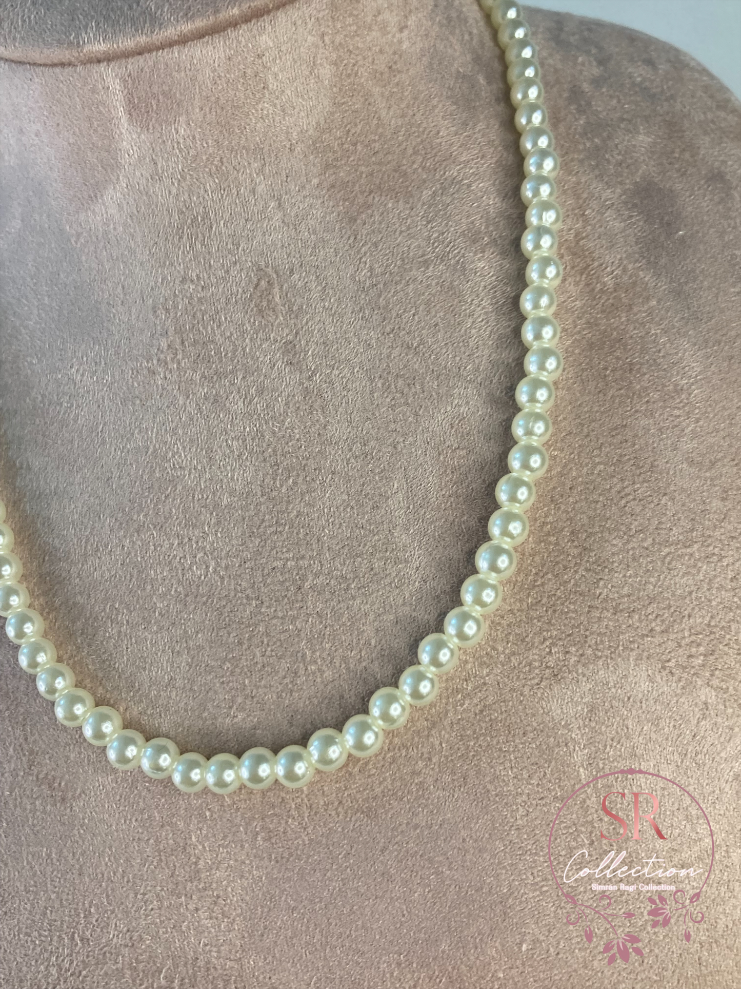 Elegant Pearl Choker Necklace (ST204)