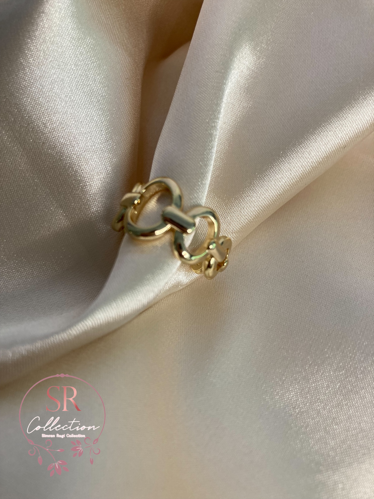 Zara Circle Linked Ring (ST065)