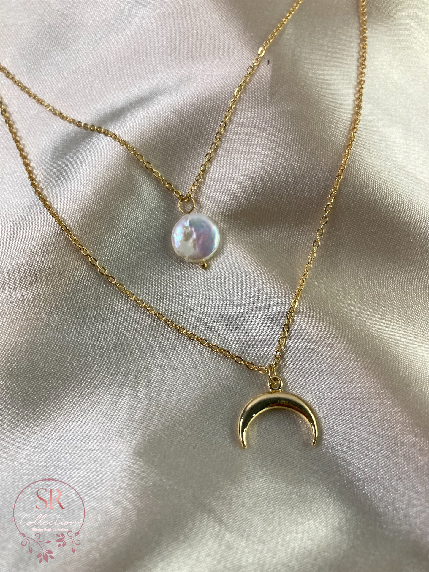 Moon Layered Necklace (ST086)
